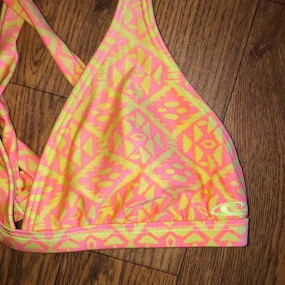 O’Neill Neon Aztec Triangle Bikini Top - Picture 2 of 5